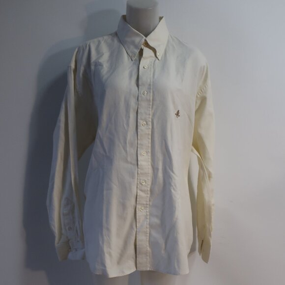Mens Paul Stuart White Button Down Shirt XL - Picture 1 of 6